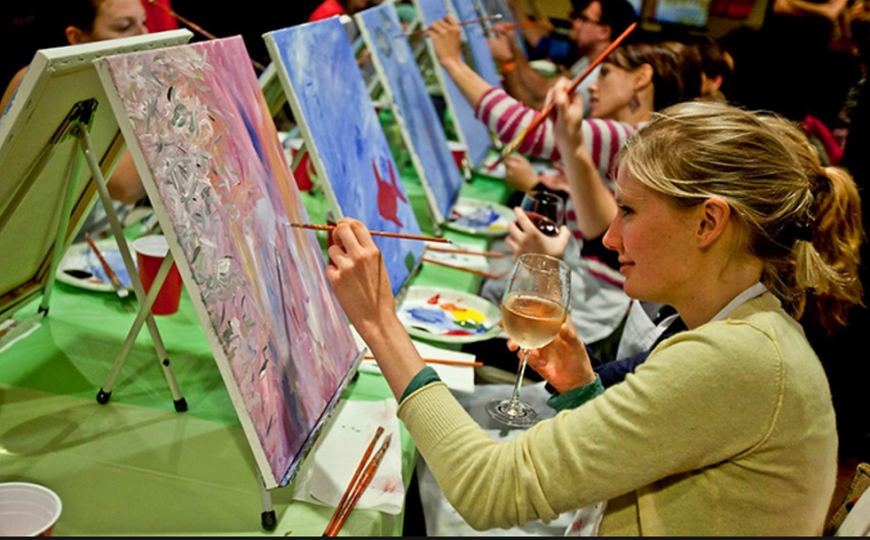Art a la Carte...A paint night with Quincy Art Association at Masons Steakhouse