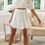 Thumbnail: White Off shoulder 2 piece set