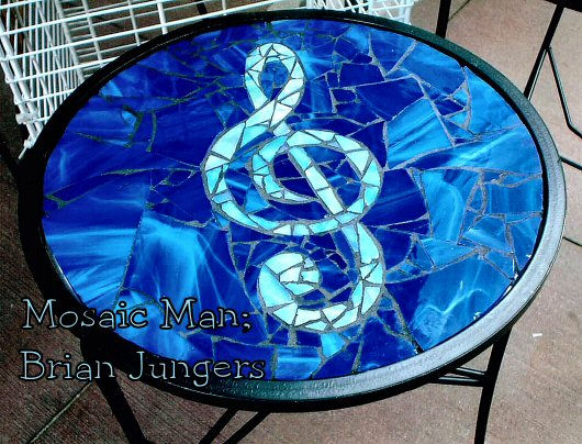 Treble Clef Table Top