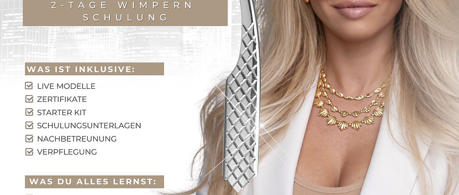 Kombischulung Wimpernverlängerung