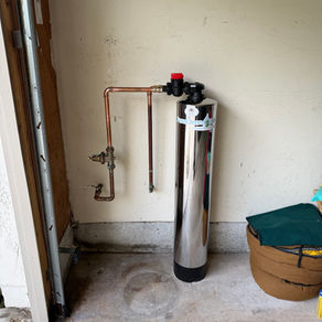 PURACLEAN whole-house water filtration and conditioning system installed in a San Diego County home