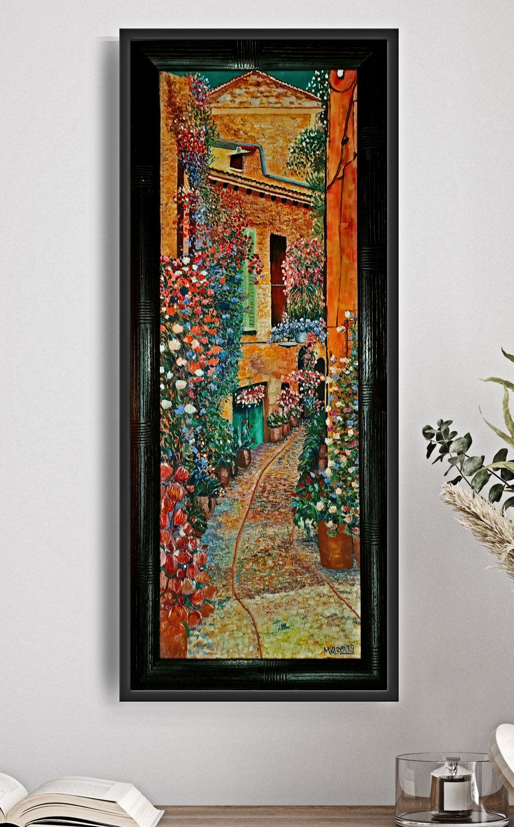 N° 43: "Allée fleuri en Italie"