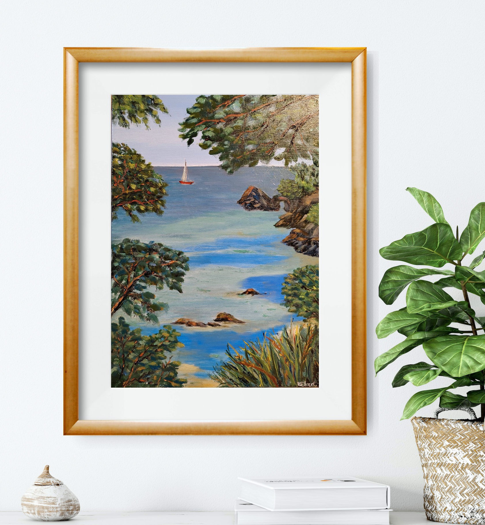 N° 6: "Vue sur la Roche Percée"