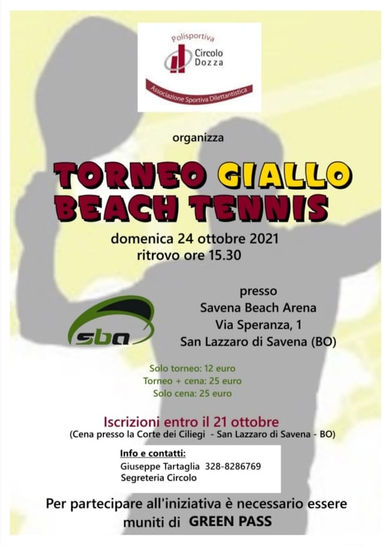 Torneo Giallo di Beach Tennis