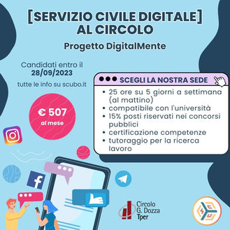 SERVIZIO CIVILE DIGITALE 2023