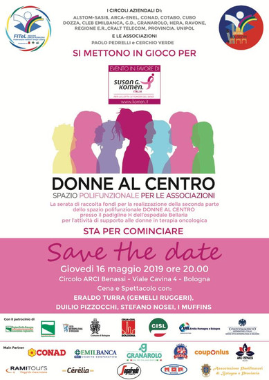 Cena spettacolo solidale pro Komen