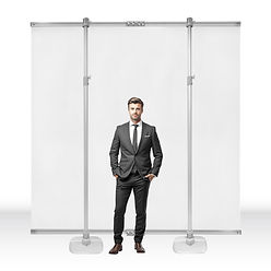 Aluminum Telescopic Stand with Backdrop