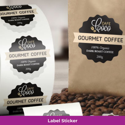 Label Sticker Offset