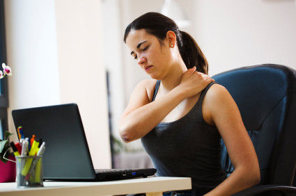 Stress can be a right pain in the neck...