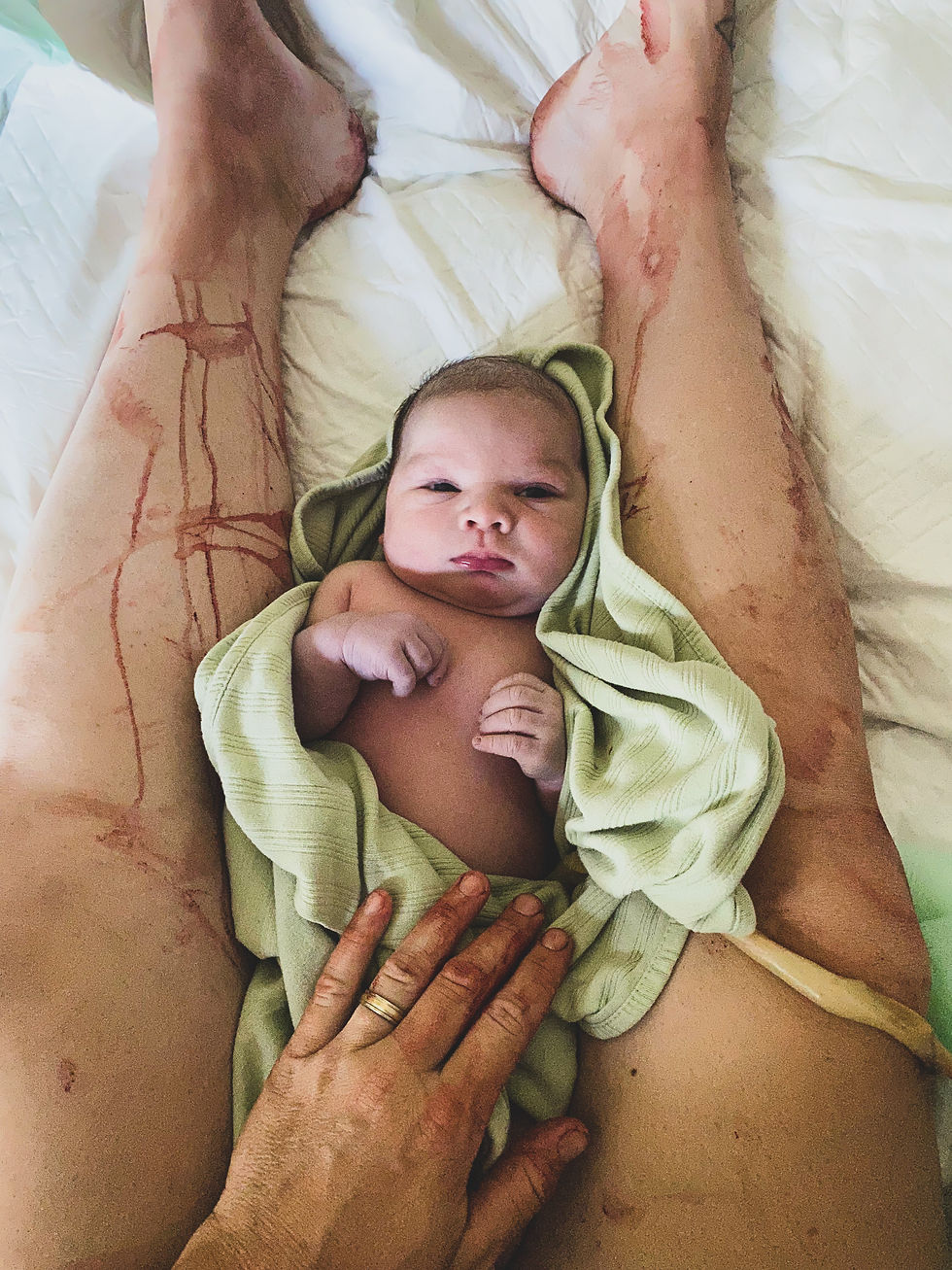 free birth story and wild pregnancy