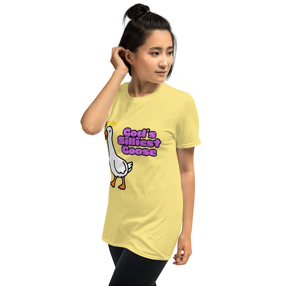Thumbnail: God's Silliest Goose Short-Sleeve Unisex T-Shirt