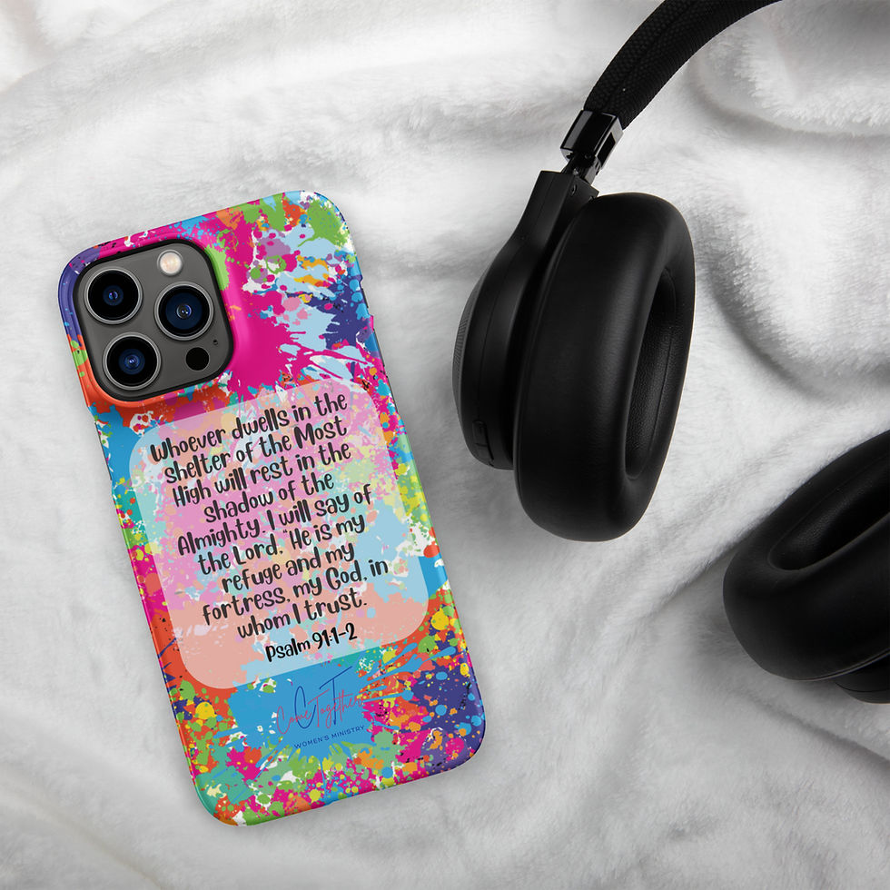 Thumbnail: Snap case for iPhone® Psalm 91:1-2