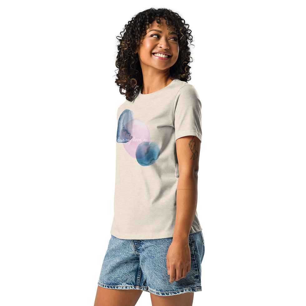 Thumbnail: Pour My Love Women's Relaxed T-Shirt