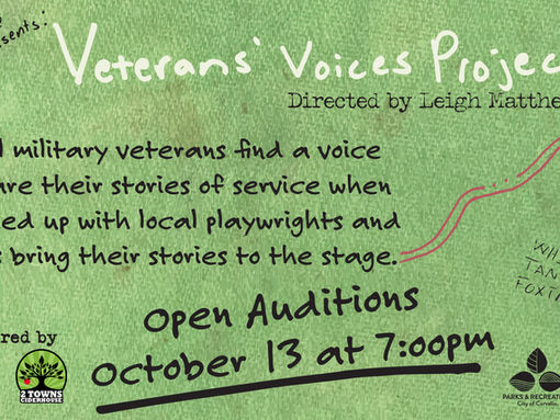 OPEN AUDITIONS: Veterans' Voices Project 6