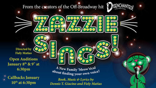 OPEN AUDITIONS - Zazzie Sings! - A New ‘Meow’sical-Comedy