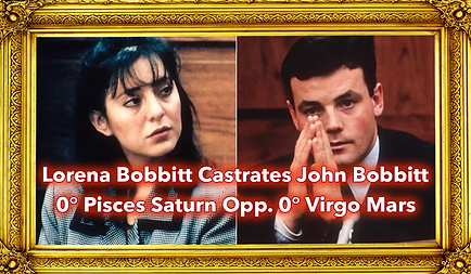 Lorena Bobbitt and John Wayne Bobbitt in court