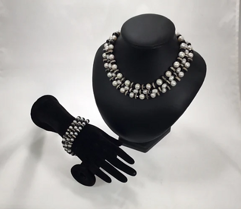 matching necklace and bracelet
