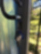keys hanging in a PVCu sliding door