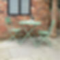 sage green garden furniture