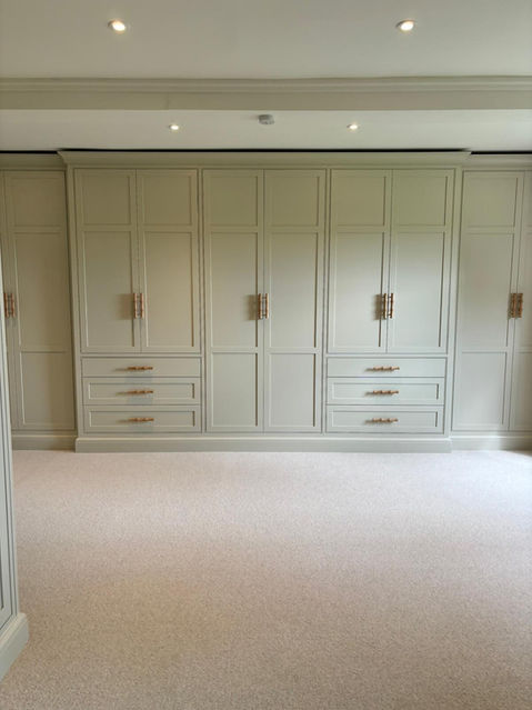 bespoke walk in wardrobe