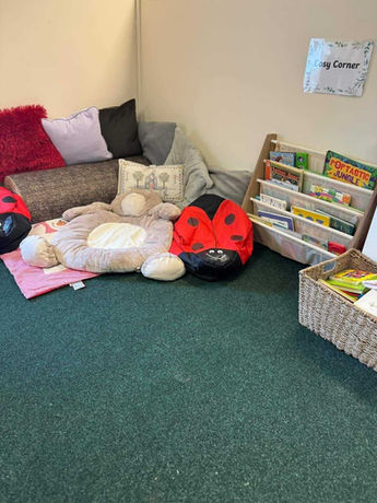 cosey corner with books