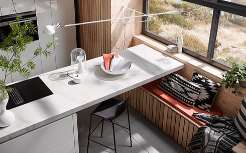 sleek kitchen design