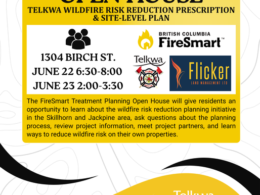 OPEN HOUSE | Telkwa wildfire risk reduction Prescription & Site-Level Plan