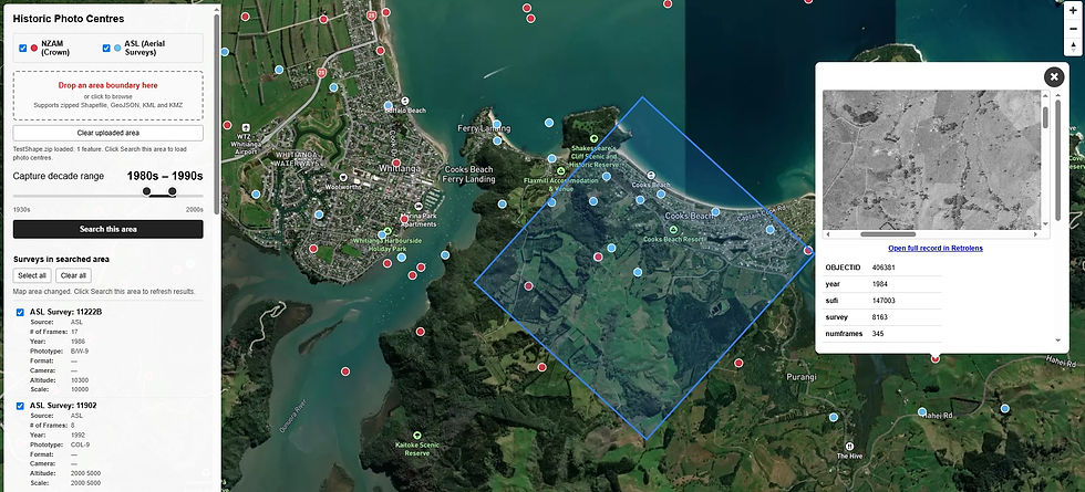 New Zealand's Most Complete Historic Aerial Imagery Search Tool Has Arrived