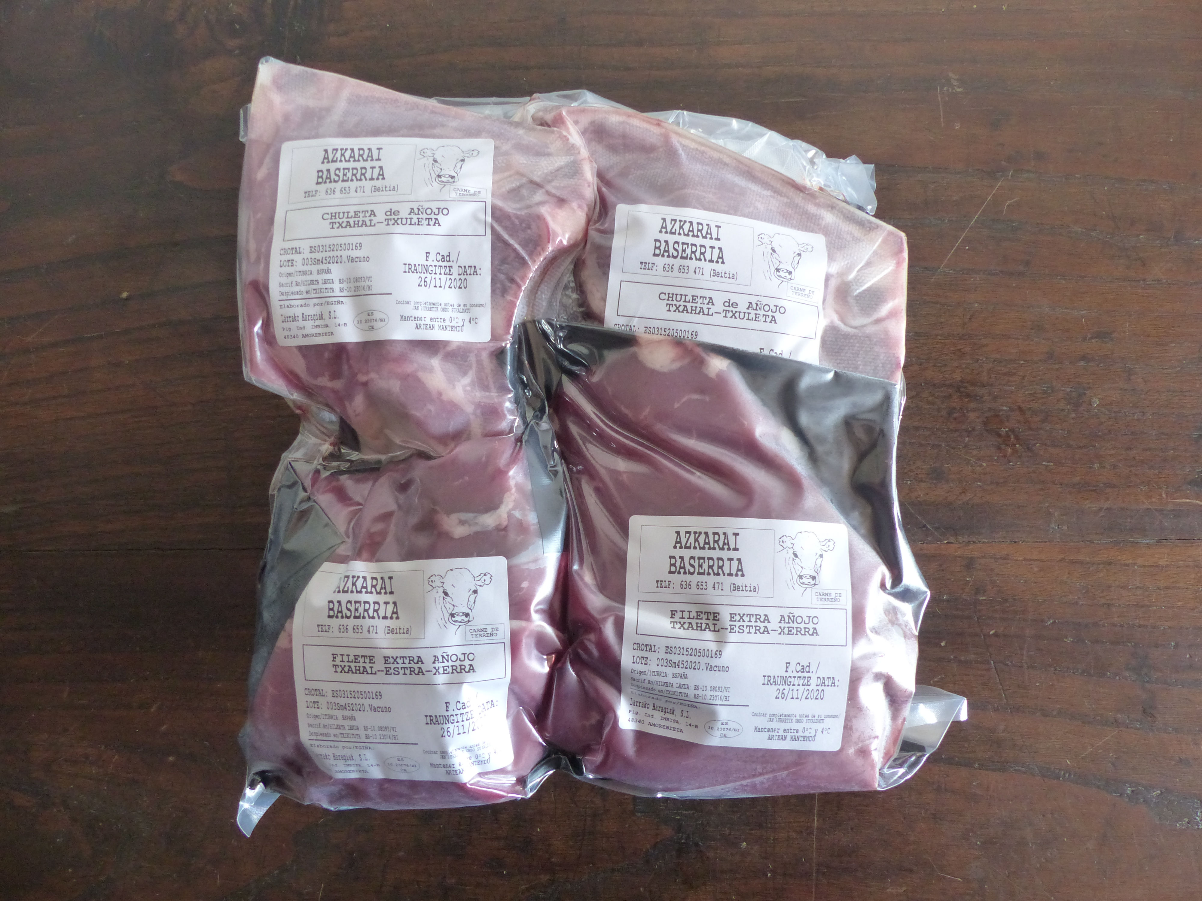 Novillo: paquete de 4kg