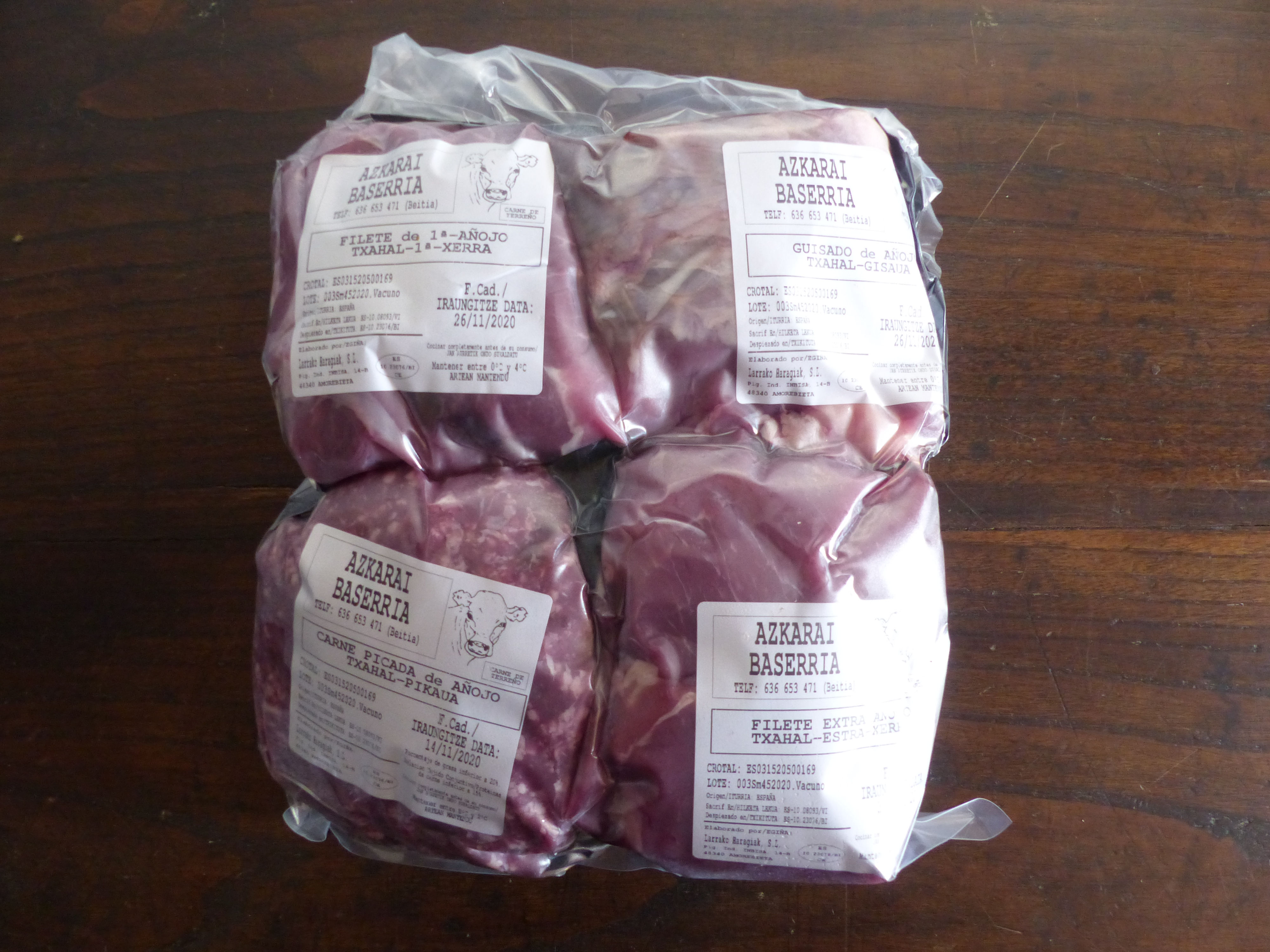 Novillo: paquete de 3kg