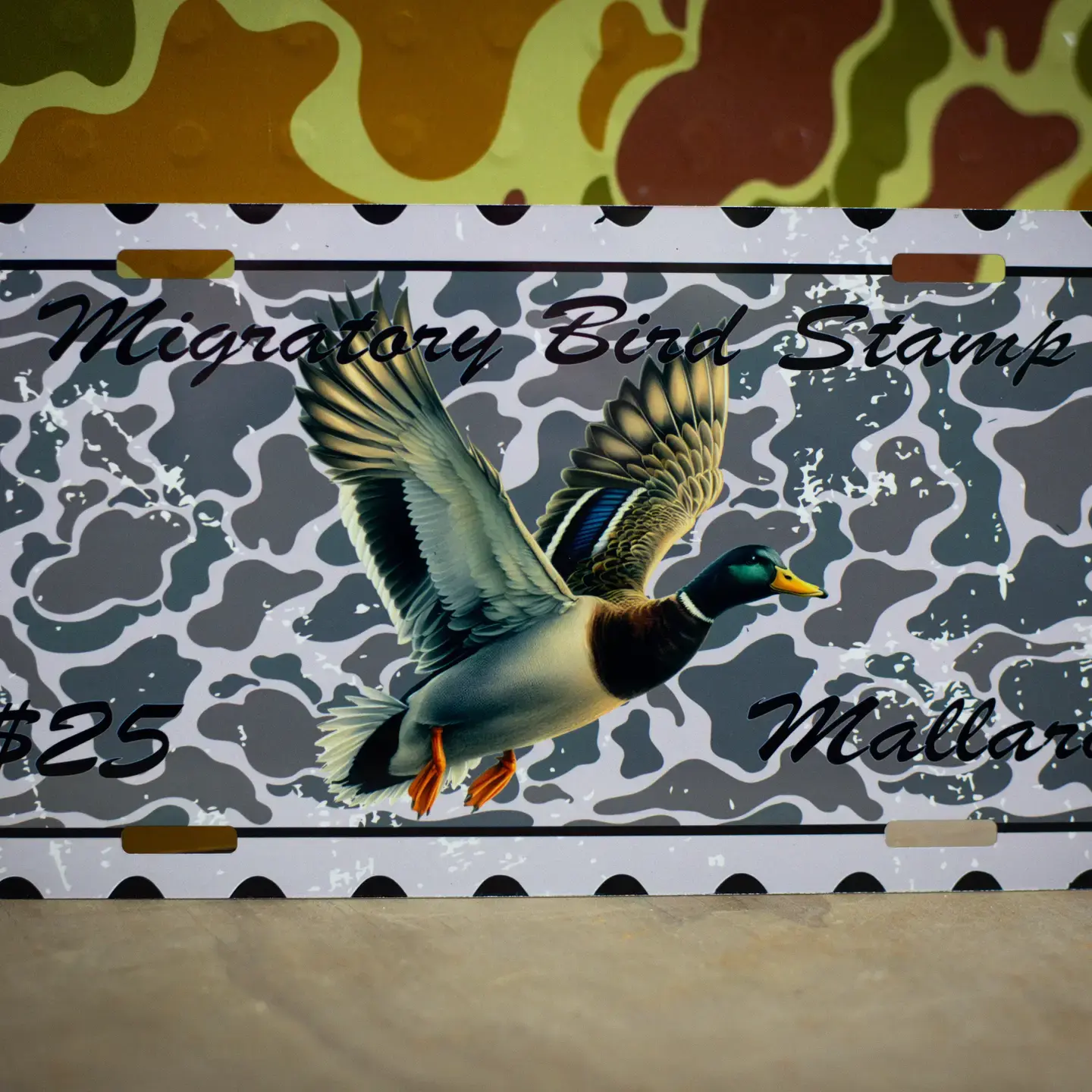 Mallard Stamp - Car Tag