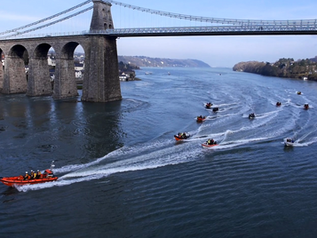 2016 Menai Boat Launch – East Chesire Sub Aqua Club & Beaumaris RNLI