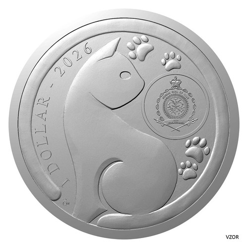 Norwegian Forest - Cat Breeds Series - 1 Oz Silver Coin 1$ Niue