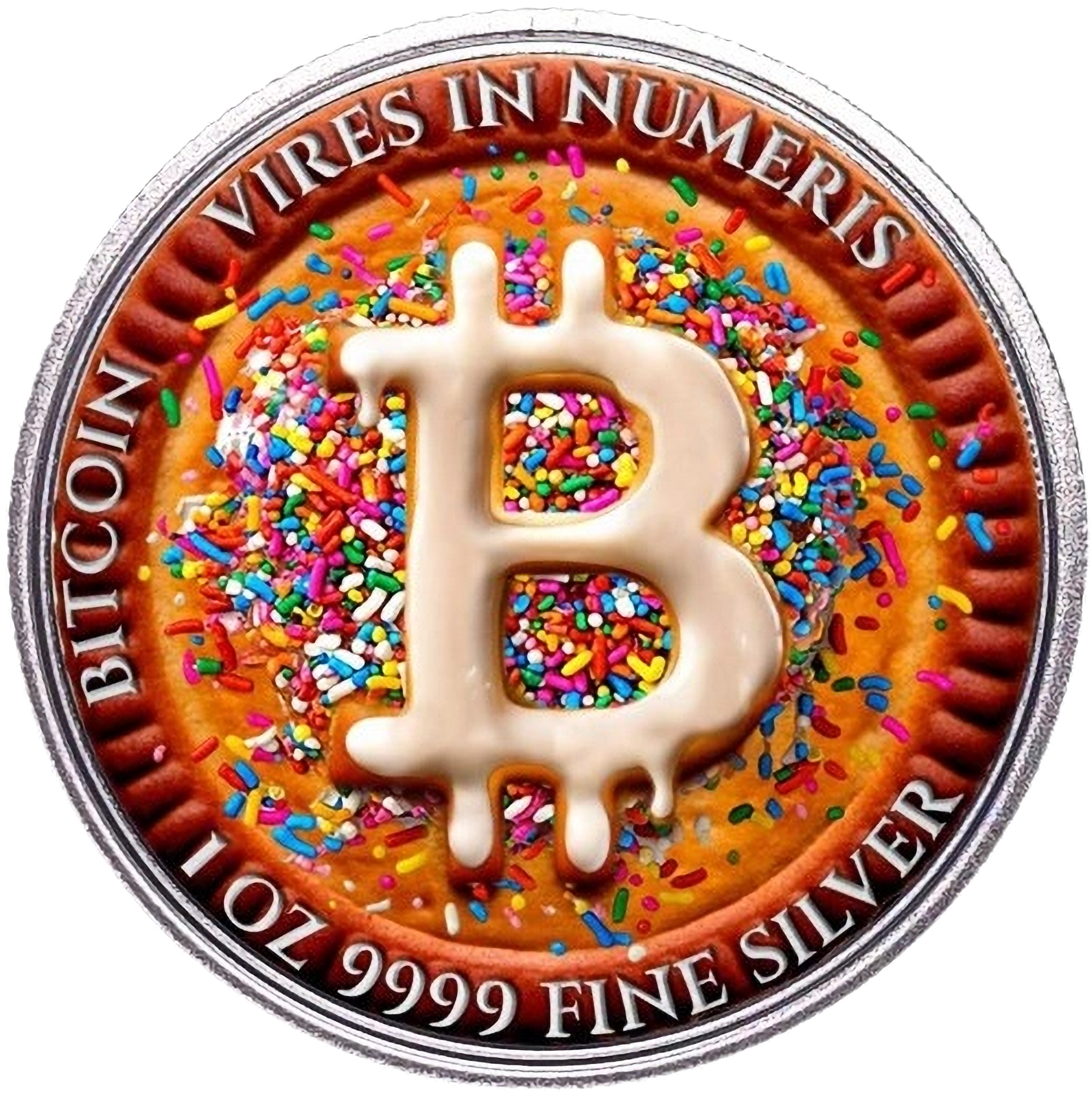 COOKIE Bitcoin 1 Oz Silver Coin 2$ Niue 2024