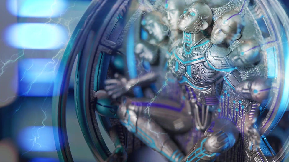 Miniatura: Artificial Intelligence 3D - 10oz high Relief Silver Coin $20 Niue 2023