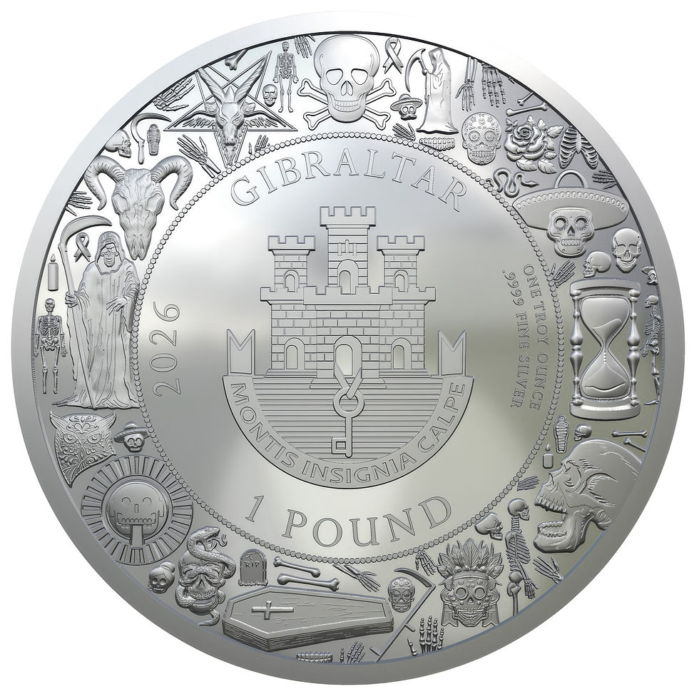 Thumbnail: Angel of Remembrance: Dia de los Muertos series - 1oz .999 Silver Coin 2026