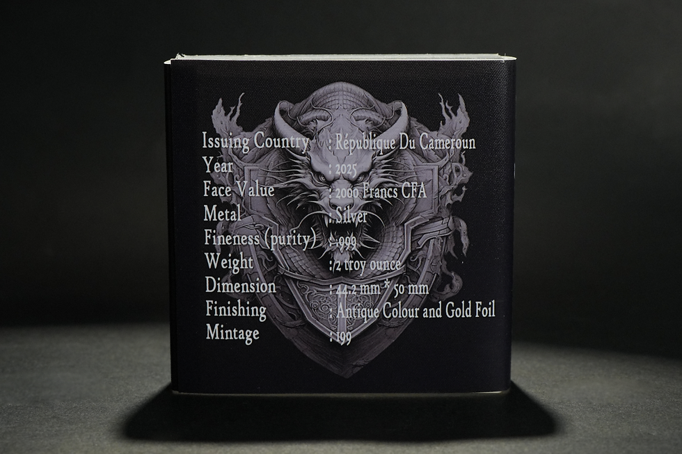Miniature : Eternal Dragon Guardian Angel of the Sacred Celestial Realms - 2 oz Silver 2025