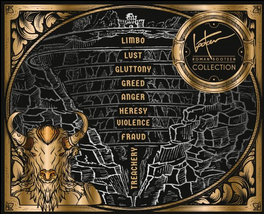 Miniatura: THE 7th CIRCLE Roman Booteen 2 oz Silver 3D High Relief Hobo Nickel Coin