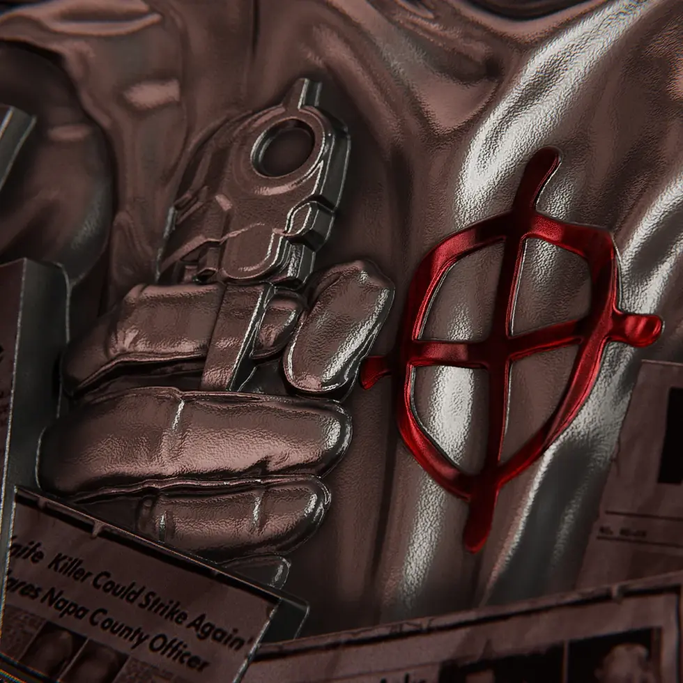 Miniatura: Zodiac Killer - True Crime Series - 2 oz  .999 Silver Coin - 10000F Chad 2025