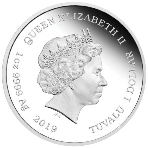 Miniatura: LISA SIMPSON – THE SIMPSONS – 2019 1 oz SILVER PROOF COIN – TUVALU – PERTH MINT
