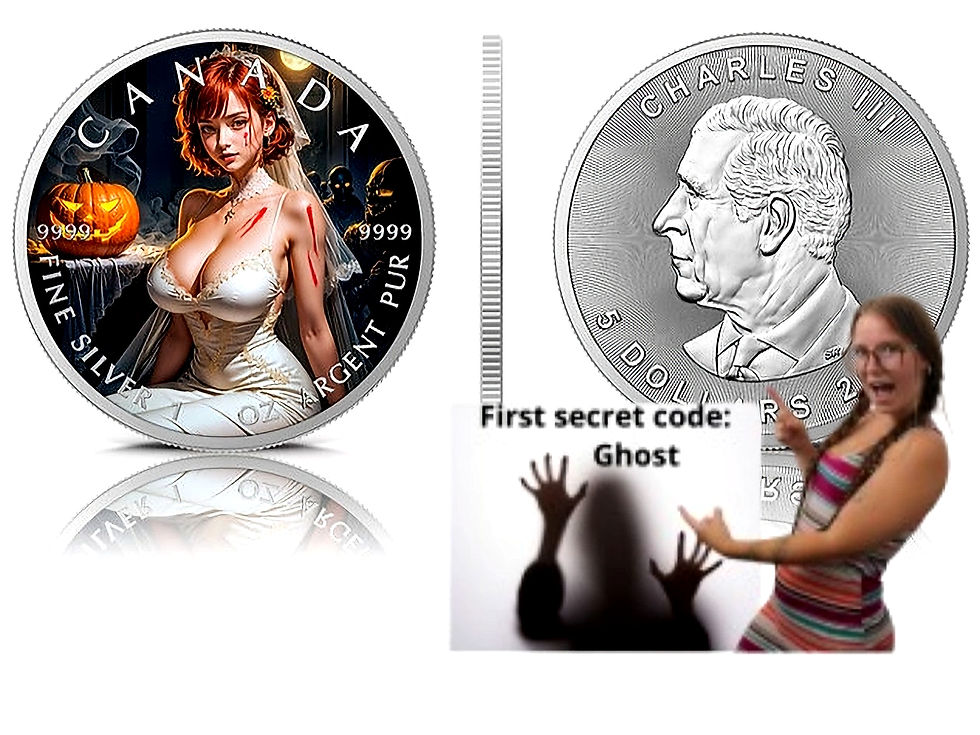 Miniatura: Halloween Bride - 1oz .9999 silver coin - 5$ Canada 2025
