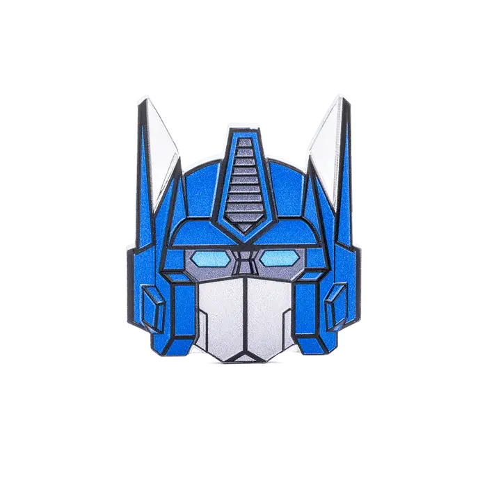 Thumbnail: Transformers Heads - Optimus Prime Coin 1oz .999 Silver Coin