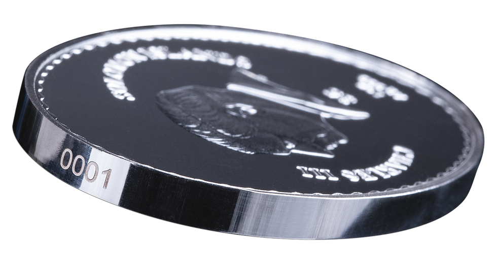 Miniature : FATHER FROST AND SNOW MAIDEN 1oz .999 Silver Coin $5 Solomon Islands 2025