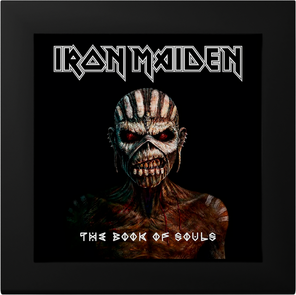 Miniatura: BOOK OF SOULS Iron Maiden 2 Oz Silver Coin 10$ Cook Islands 2024