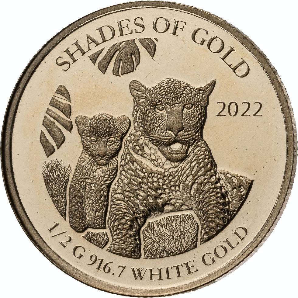 Miniatura: Shades of Gold - Leopard 3 x 0.5g 999.99 Gold coin Solomon 2022