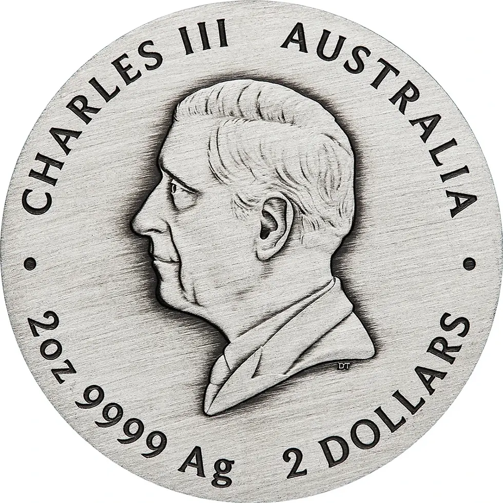 Miniature : Year Of The Snake Australian Lunar Series III - 2 oz .999 Silver Australia 2025