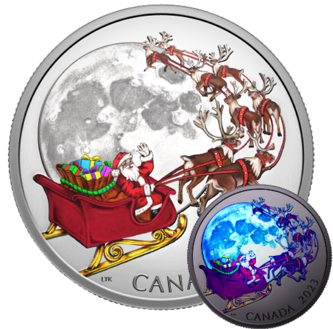 Thumbnail: Magic of the Season 1 oz Silver Coin 20$ Canada 2023