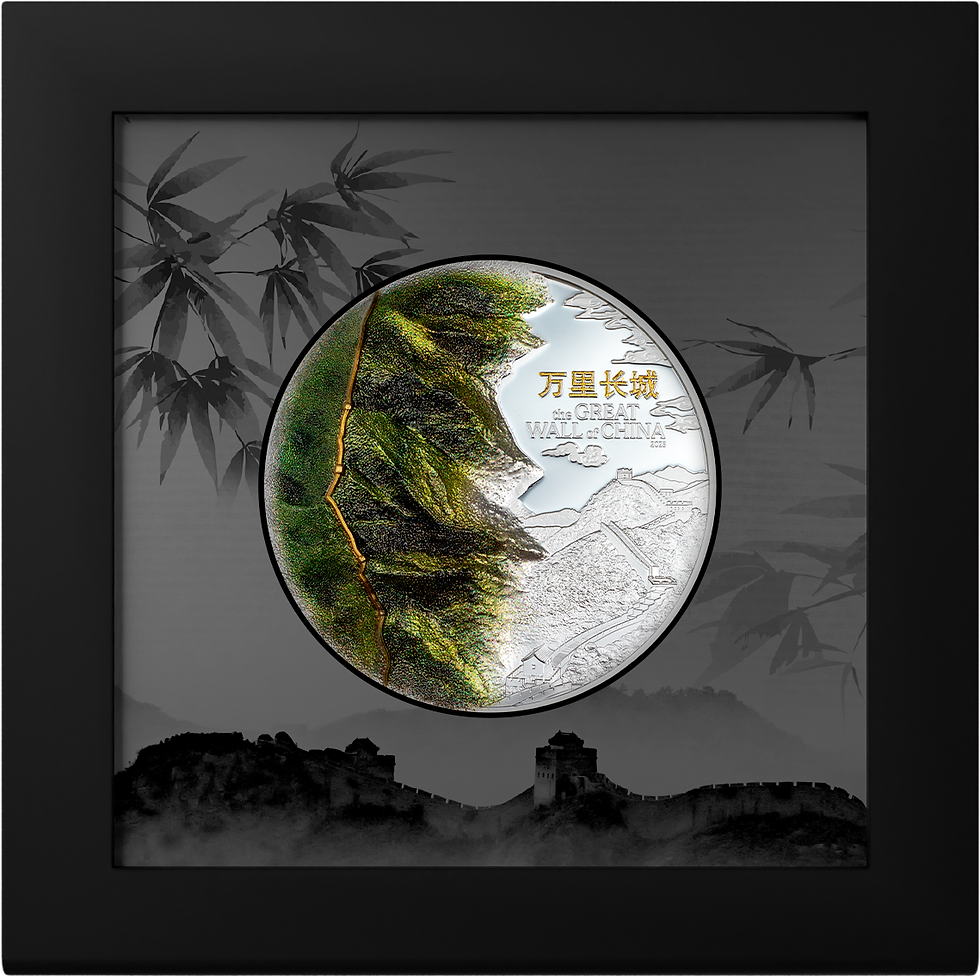 Thumbnail: GREAT WALL OF CHINA 3 Oz Silver Coin 20$ Cook Islands 2025