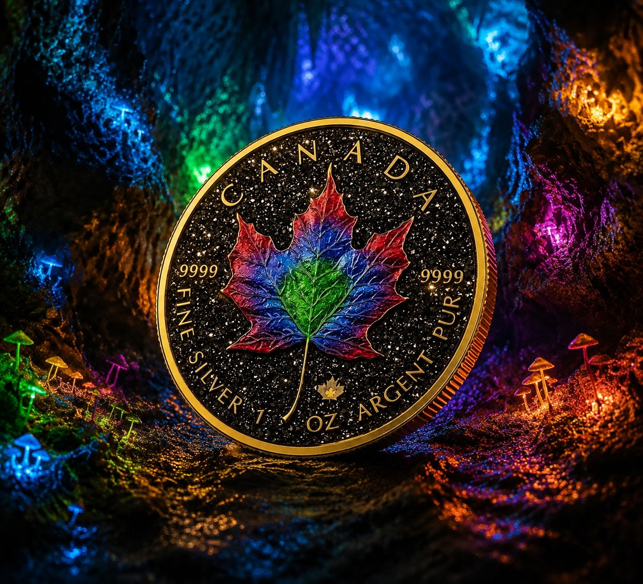 IMPERIAL SPECTRUM - 1 Oz 999.9 Silver Maple Leaf - 5$ Canada 2026