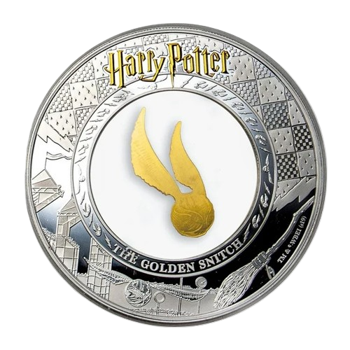 Miniatura: 2020 Samoa Harry Potter Golden Snitch 2 oz Silver Coin